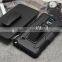 black color belt clip holder stand phone case for samsung note4