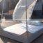 outdoor wicker rattan double daybed