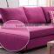 High Quality l Shape Sofa Cum Bed Rosy Fabric Sofa Bed