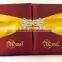Silk Invitation with decorative Brooch