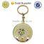 OEM simple design brass/zinc alloy medal keychain