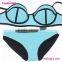 New Fashion Stripes Retro Bikini Swimsuit Set