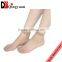 soft fancy design transparent invisibility silk socks for women