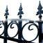 private villa security wrought iron double driveway gate
