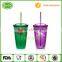 16OZ BPA Free Double Wall Plastic Tumbler Cup