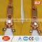 shenzhen xly wholesale yellow polyester tape copper teeth metal zipper