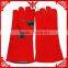 14 inches cow split leather working welding gloves