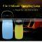 Soft Material Silicone Emergency Waterproof Wall Solar Lamps Camping Tent Lights