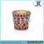 Mosaic hot sale chinese glass candle holder jars