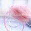 Fancy Make Mesh Flower Headband,White Fabric Flower Handmade Kids Headband