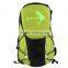 Cycling safety instructions backpack/night ride to light/night ride a warning light