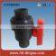 OEM High quality of PVC single union threaded Ball Valve