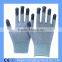 PVC Dotted Anti Slip Carbon Fiber PU Top Fit Electronic Working Glove
