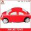 good quality plush red car toy stuffed kids soft car toy