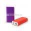 Best price LED Torch Light Portable Power Bank RoHS Key Chai Unique design Power Bank 5000mah for mobile phone charger 5200mAh