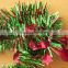 PET wire Five-pointed star and small disc metallic plastic Christmas garland