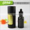30ml clear amber glass E liquid e juice dropper bottle with OEM cardboard tube packaging