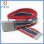 Custom Colors Stripe Unsex Woven Canvas Belt