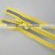 Yellow and red auto lock 5# open-end reflective plastic resin zippers