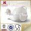 wholesale ceramic daily white arabic coffee pot with custom make logo for hotel