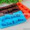 Xmas Santa Claus Silicon Chocolate Mousse Dessert Ice Cube Pudding Mold Tray
