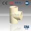 Top Quality CPVC Tee for Plastic Pipe Connect Water Supply DIN Standard