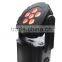 High Quality 6*Tri-3W LED Rechargable Battery operated RGB Par Cans