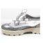 2015 spring sport style silver color women fashion casual shoes