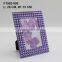 wholesales photo frame in colored acrylic edge