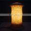 Customized natural stone lamp
