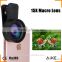 Creative Design Clip HD Optical Glass 0.45x Super Wide Angle Lens 20x Macro Lens for iPhone 6S Samsung Galaxy S7