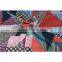 The colorful pattern 75D interlock printed knit crepe clothing fabric
