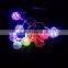 10L led battery christmas light led Steel wire ball string light