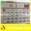 Embossing & Hot Stamping Tear Off Red Wall Daily Calendar Printing