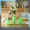 Eco-friendly Different Shapes Antique Glass Flower Vase Colored Frosted Glass Vase