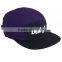 Top Quality Embroidered Promotion Custom Blank 5 panel flat brim printing design your own snapback cap