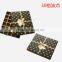 30pcs polk dot brown black paper luxury chocolate paper box with ribbon bow