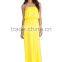 Evening gowns long gowns for women yellow gowns long chiffon maxi dress formal gowns 2014