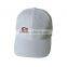 white Blank cap with cutomized embroidey logo