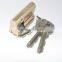 brass euro profile cylinder lock
