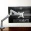 Adjustable silver desktop mount Monitor Arm riser