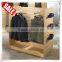 Multifunctional pine wood display packs wooden belt display