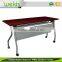 Good Quality Hot Design Luxury Square Folding Table With Wheel