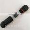 IP 68 Waterproof connector with PP material,EC03681-0023-BF(3PIN-250V-10A)