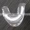Silicone teeth whitening mouth tray with foam strip