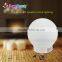 2015 professional PE plastic waterproof wireless mini portable smart magic reading lamp led light ball with bluetooth speaker