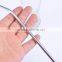 Hot selling Christmas gift 6 drinking straw+1 brush blister card packing food grade 304 Stainless steel drinking