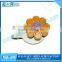 Flower shape crystal ball marker golf hat clip