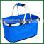 Two handle carry retail shopping basket