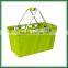 Small folding cloth collapsible shopping basket